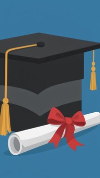 Graduationshut, Abschluss, Zeugnis 