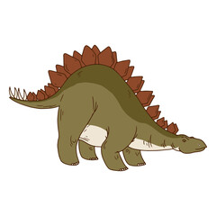 Stegosaurus illustration © Vexels