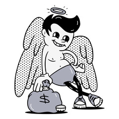 Obraz premium Money angel