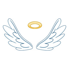 Obraz premium Holy wings design