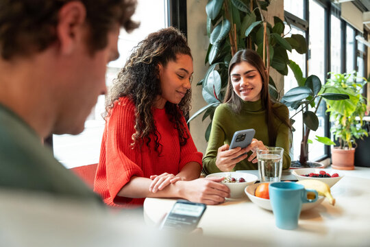 Team taking a break in a modern office setting
