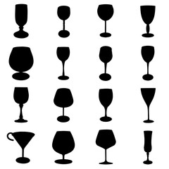 Copas de diferentes bebidas