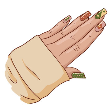 Fingernail beautification designs