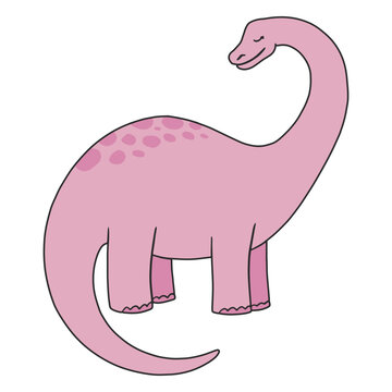 Pink dinosaur