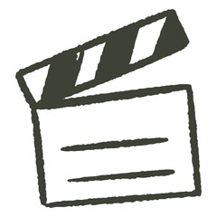 Clapperboard doodle © Vexels