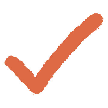 Orange check mark
