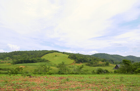 Lush landscapes of Vinales Valley in Cuba
