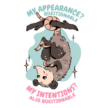 Intentions questionable opposum design