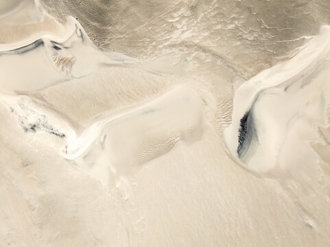 Aerial view of the Saujil Dunes in Catamarca, Argentina
