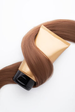 Hair serum tube with strong strands