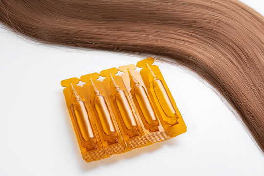 Hair serum and ampoules for strong, healthy hair