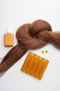 Hair care products with serum for strong hair