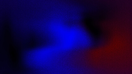 Obraz premium Shadowy red purple grainy gradient background abstract blurred noise texture shape for header poster banner