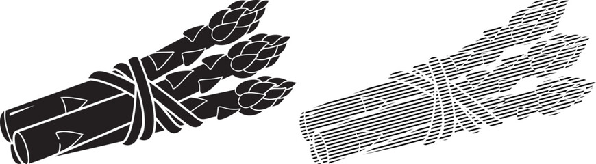 Black and white artistic depiction of a hand holding a bunch of bananas and a single banana peel. © Sjsgujh