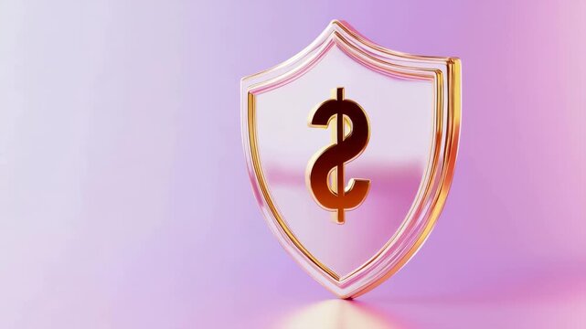 ドル盾のマークが象徴する金融セキュリティ
