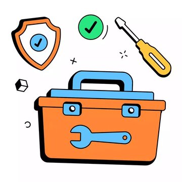 Equipment Repair and Tool Insurance Protection Animation