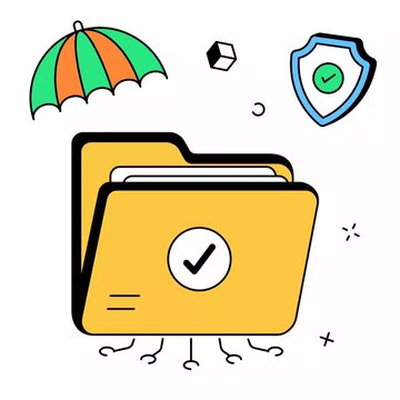 Secure Digital Insurance Policy Animation