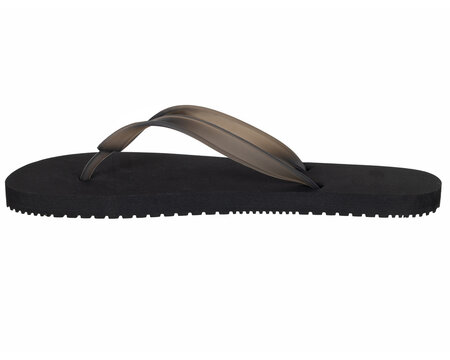 Black Summer Flip Flop Side View