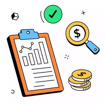 Financial Data Analysis and Wealth Management Animation