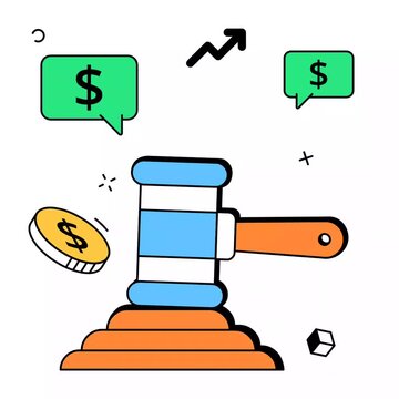 Financial Law and Banking Regulation Court Animation