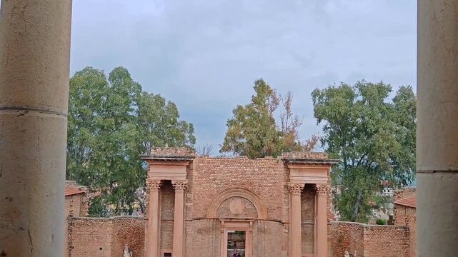 Ancient Roman Theatre of Calama in Guelma, Algeria - Well-Preserved Archaeological Heritage Site