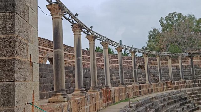 Ancient Roman Theatre of Calama in Guelma, Algeria - Well-Preserved Archaeological Heritage Site