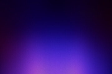 Abstract, moody background, vertical gradient transition from deep black into vibrant royal blue and soft purple light, soft, luminous glow in magenta and violet tones