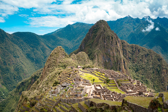 Machu Picchu, Peru - sacred Inca Site and Wonder of the World