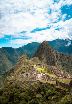 Machu Picchu, Peru - sacred Inca Site and Wonder of the World