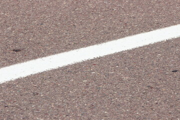 Fototapeta premium Road Center Line Marking