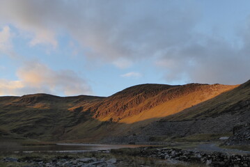 Fototapeta premium Der verlassene Rhosydd Steinbruch, Wales