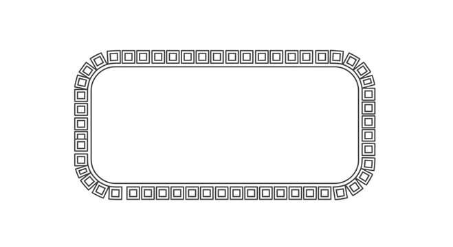 Detailed diamond studded jewelry border frame.
