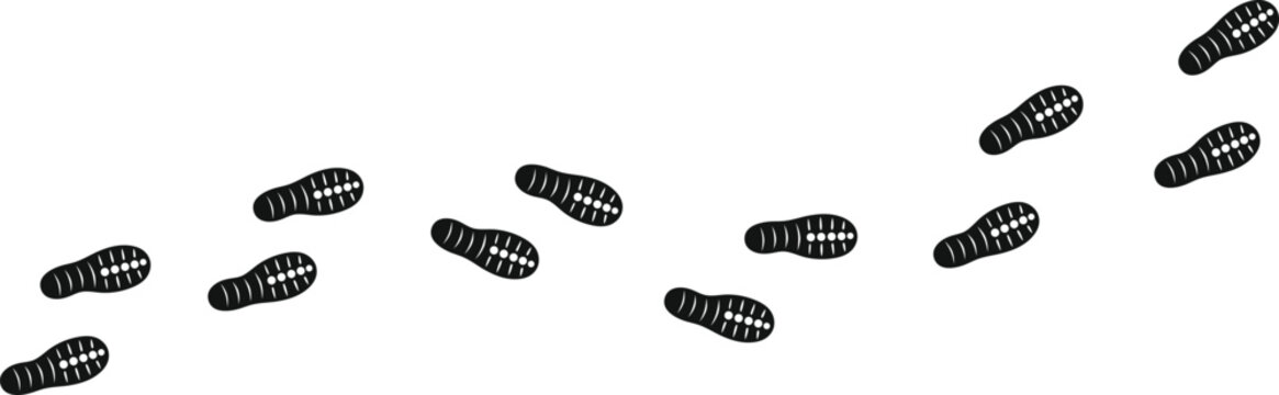 Black oval shapes arranged in a scattered pattern