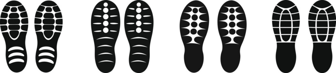 Black and white illustration of seven fish scales with various patterns © KhandokerMehedi