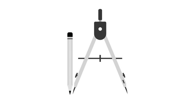 Drafting compass and pencil tool.