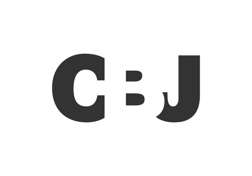 CBJ logo design. Initial letter C B J bold font style for tech startups, consulting, corporate branding. Creative company name, headlines typography identity, trendy logotype.