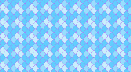 Serene, pastel blue fish scale pattern.  Perfect for backgrounds, websites, or textile design. Evokes calmness and underwater beauty a subtle, elegant texture. © Olena