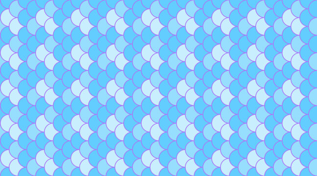 Serene, pastel blue fish scale pattern.  Perfect for backgrounds, websites, or textile design. Evokes calmness and underwater beauty a subtle, elegant texture.