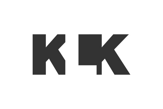 KLK logo design. Initial letter K L K bold font style for tech startups, consulting, corporate branding. Creative company name, headlines typography identity, trendy logotype.