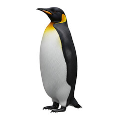 Obraz premium A king penguin standing alone on a transparent background