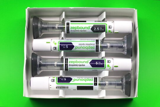 Injection pen for Weight loss medication Zepbound - Tirzepatide is an antidiabetic medication used for the treatment of type 2 diabetes and weight loss.