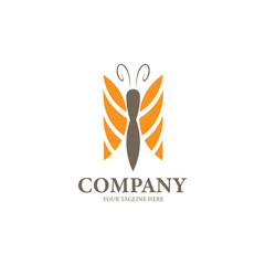Obraz premium BUTTERFLY LOGO