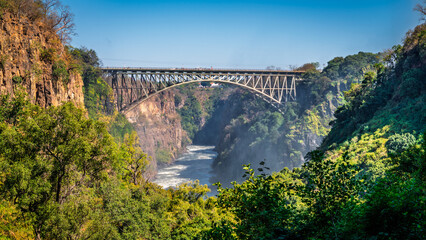 Naklejka premium Victoria Falls Bridge
