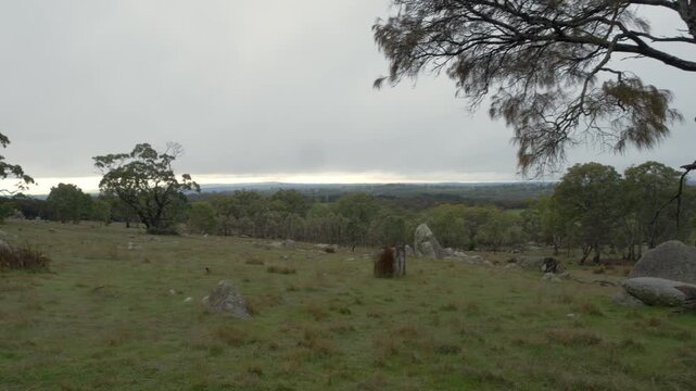 Rifle Range Lookout In Bethany, Australia - Panning Shot