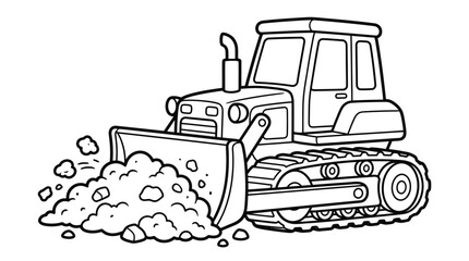 Bulldozer Construction Equipment Heavy Machinery. © Suro