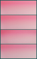 Fototapeta premium Collection of soft pink pastel gradient panels with gentle grainy texture, ideal for feminine branding, social media stories, invitations, and modern web design.