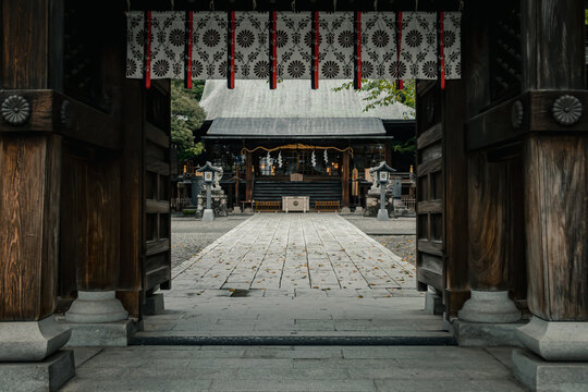 Japanese shrine-Japan, Tochigi, Utsunomiya, Futaarayama jinja