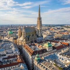 Obraz premium Majestic Cityscape View of a Historic European Capital Cityscape