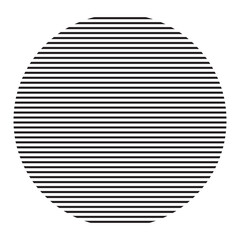 Abstract Concentric Circles Linear Geometric Design Element © Rizvar
