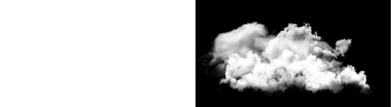 PNG image of&nbsp;A beautiful, realistic, detailed, fluffy white cumulus cloud isolated, adding natural ethereal element, on transparent background.
